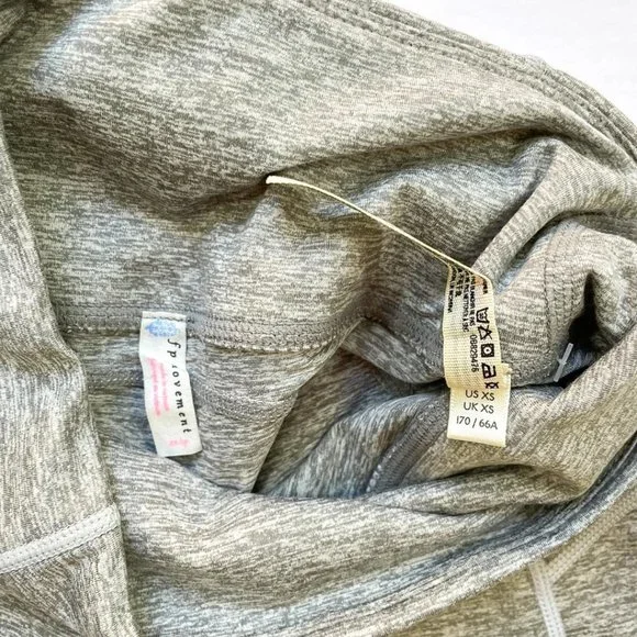 NEW Free People You're A Peach High Rise Grey Leggings Womens Size XS, M, L - Picture 8 of 14